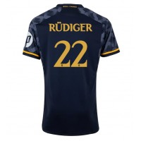 Real Madrid Antonio Rudiger #22 Auswärtstrikot 2023-24 Kurzarm